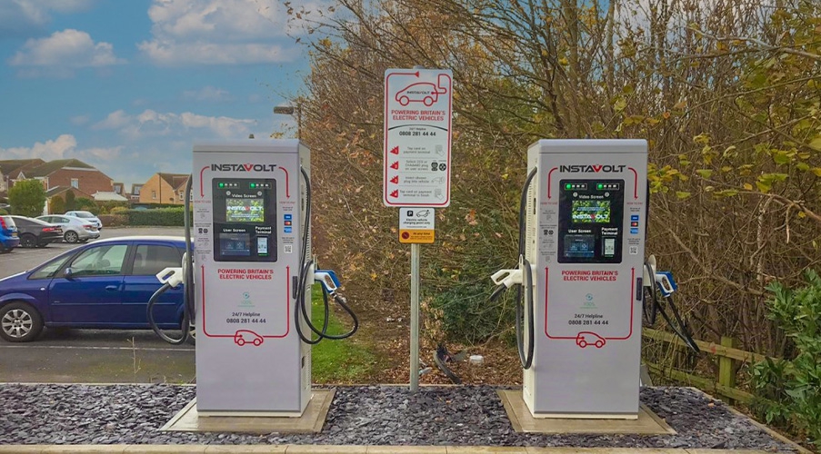 Charging ahead to the future with roll out of EV chargers, UK