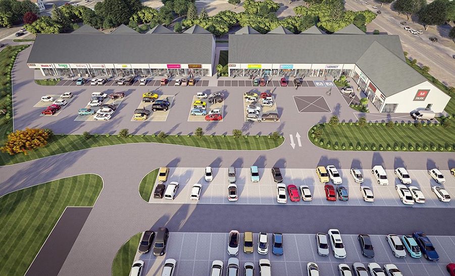 M Core just started the construction of the M Park Reda, retail park